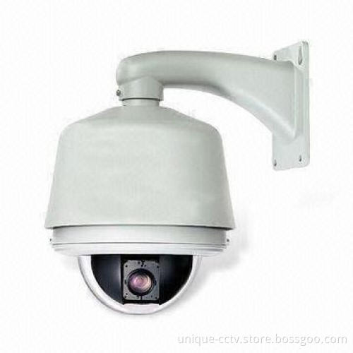 Speed Dome Camera with 180° Vertical Automatic Flip and 15V DC to 24V AC Input Power